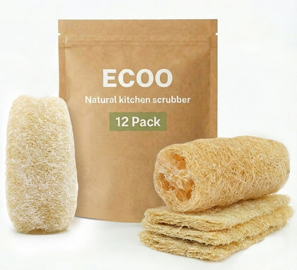 Natural Loofah Scrubber For Utensils